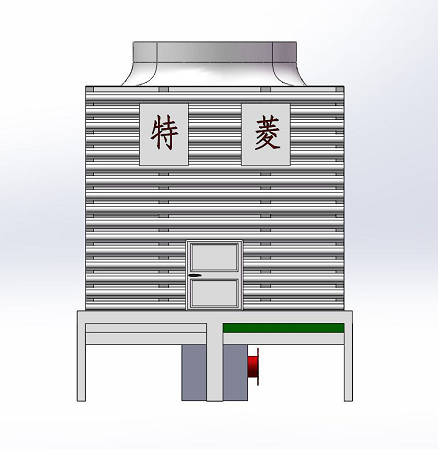 鋼結構大型工業(yè)冷卻塔參數